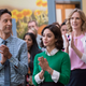 Danny Pudi, Vanessa Hudgens, and Christina Kirk in Powerless (Photo: Chris Large/NBC)